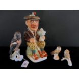 A Kevin Francis ceramic figurine, The Golfer, limited edition 40/1000,