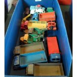 A quantity of mid-20th century and later Dinky die-cast vehicles, largely in play worn condition,