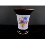 A 20th century Continental spill vase of flared rim form,