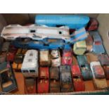 A quantity of mid-20th century and later Corgi die-cast vehicles, play worn condition,