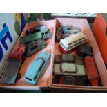 A small quantity of Dinky die-cast vehicles, in play worn condition,