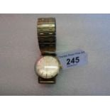 A circa 1960's gentleman's 9 carat gold cased Roamer Automatic wristwatch,