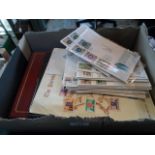 A quantity of stamps and first day covers.