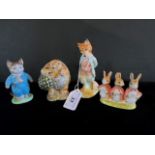 A Beswick Beatrix Pottery figurine, Tom Kitten, having a BP1 back stamp,