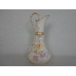 A late 19th century Grainger & Company Worcester Royal China Works ewer,