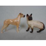 A Beswick 'Ruler of Oubourgh' Great Dane figurine, no.