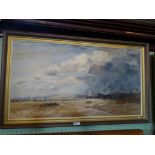 Marcus Ford (British 1915-1989), Blythburgh, landscape, oil on canvas,