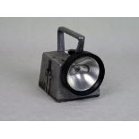 A mid-20th century British Rail portable lamp, with adjustable lens colours.