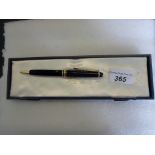 A Montblanc Meisterstuck Pix ball point pen.