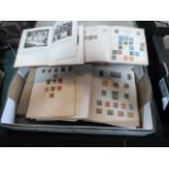 A quantity of stamps, largely used, GB and all world, contained in albums,