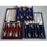 A Victorian cased set of silver apostle spoons,