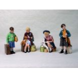A set of four Royal Doulton figures, modelled by Adrian Hughes, from a limited edition set of 9500,