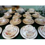 A late 19th/early 20th century Royal Albert Crown China tea service, a twelve place setting,
