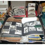 Two boxes containing an interesting collection of original photographs, many in albums,