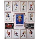 A limited edition print bearing the original signatures of ten of the England 1966 football World