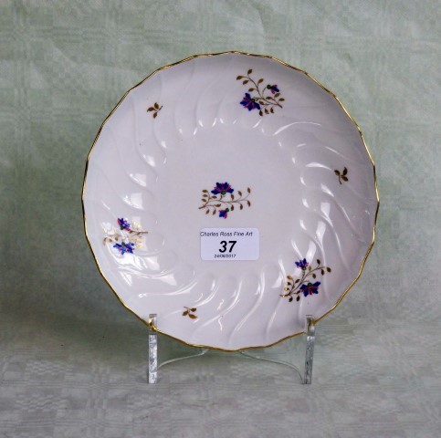 An early 19th century Worcester Barr, Flight & Barr period sweetmeat plate,