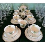 A late 20th century Royal Worcester tea service,