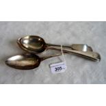 Peter & William Bateman, a Georgian silver tablespoon, London 1805,