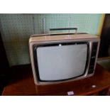 A Grundig Super Color television set, circa 1980's, the screen measuring 27cm x 34cm.
