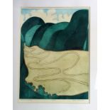 After John Brunsdon (British 1933 - 2014), 'Floor of the Valley', a limited edition print no.