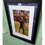 A limited edition signed photograph of Seve Ballesteros,