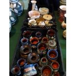 A good quantity of late 20th century ceramics, to include examples from the Jersey Pottery,