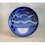 A limited edition Poole Pottery Studio dish, 'The Elements', Water, 42cm diameter,