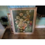 After Barbara Shaw, a still life study of flowers, a print, the original dated 1951, 49.
