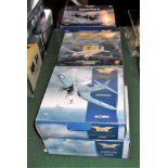 A collection of six Corgi Aviation Archive die-cast planes, to include examples numbered: (AA33001),