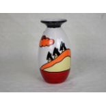 A Lorna Bailey Somerville pattern vase, 20cm.