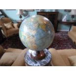 A Philip's Challenge Globe, scale 1:37, 500.