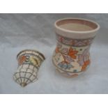 Two 1930s Crown Ducal items, each designed by Charlotte Rhead,