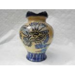 An early 20th century Royal Cauldon baluster vase, designed by Frederick A Rhead,