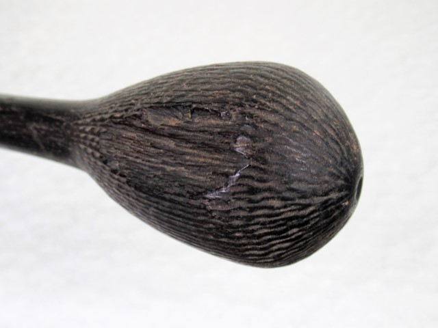 A hardwood tribal knobkerrie, 50cm. - Bild 2 aus 3