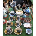 A mixed lot of late 20th century ceramics, to include examples by: Poole, Tenby,