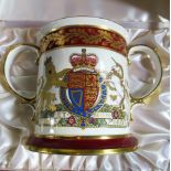 A limited edition Spode 1977 Silver Jubilee loving mug, no.