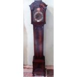 A mid-20th century granddaughter clock,