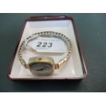 A lady's 9ct gold Rolex wristwatch,