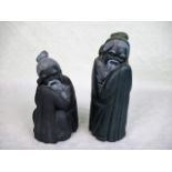 Two Lladro figurines, each modelled as Chinese elders, the tallest 21cm.