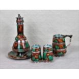 A quantity of 19th century Wedgwood Majolica ceramics,