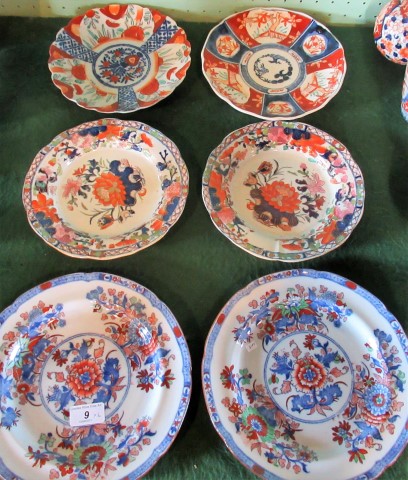 A pair of Copeland Spode plates decorated in the Oriental manner,