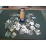 A mixed quantity of coins, to include: Russian, French, British and others,