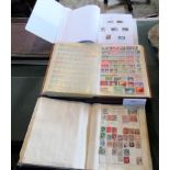 A quantity of stamps, contained in three albums, GB and all world,