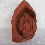 A Burmese Votive plaque of Buddha, circa 11th/12th century,