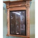 A Regency-style gilt framed wall mirror, 66cm x 53cm.