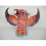 A Peggy Davies ceramic 'Grotesque' bird, The Phoenix, modelled by Robert Tabbenor,