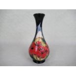 A contemporary Moorcroft vase in the Forever England pattern, printed and painted marks to base, 16.