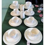 A Royal Albert part-tea service, comprising: six trios, two milk jugs, sugar bowls and other items,