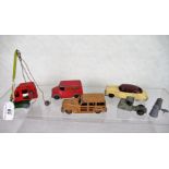 A collection of unboxed and play worn Dinky die-cast vehicles, to include: a Hudson Sedan,