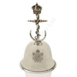 A SILVER TABLE BELL FROM THE ROYAL BOMBAY YACHT CLUB